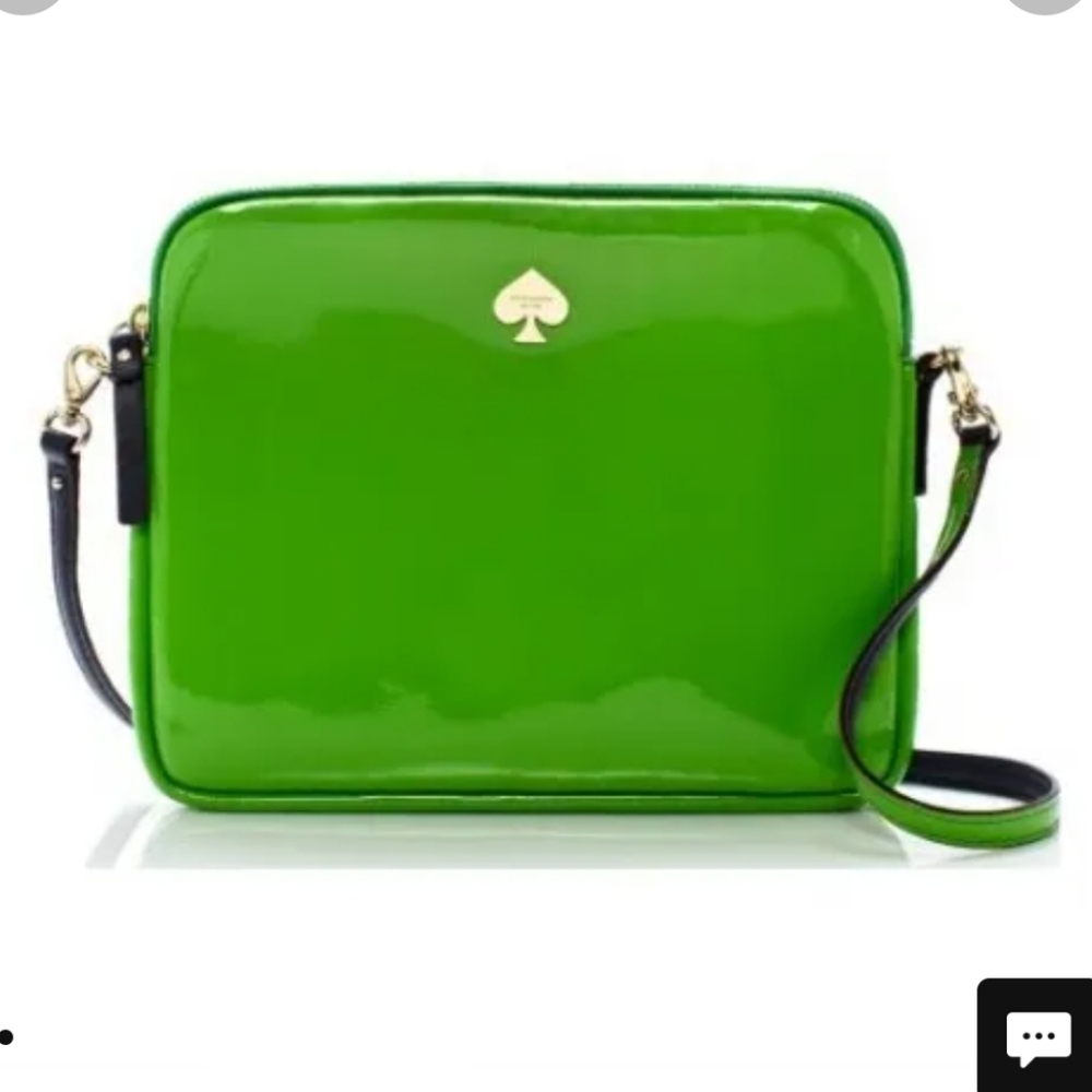 Kate Spade Flicker Bryce crossbody bag  Genuine leather Patent